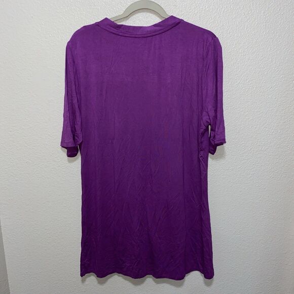 Agnes & Dora Welt Pocket Cardigan Size L Amethyst - Picture 4 of 6